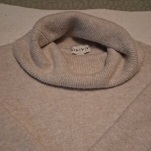 🤎 Ava & Viv Light Taupe Turtleneck 🤎 Size 1X | Soft, Elegant & Cozy